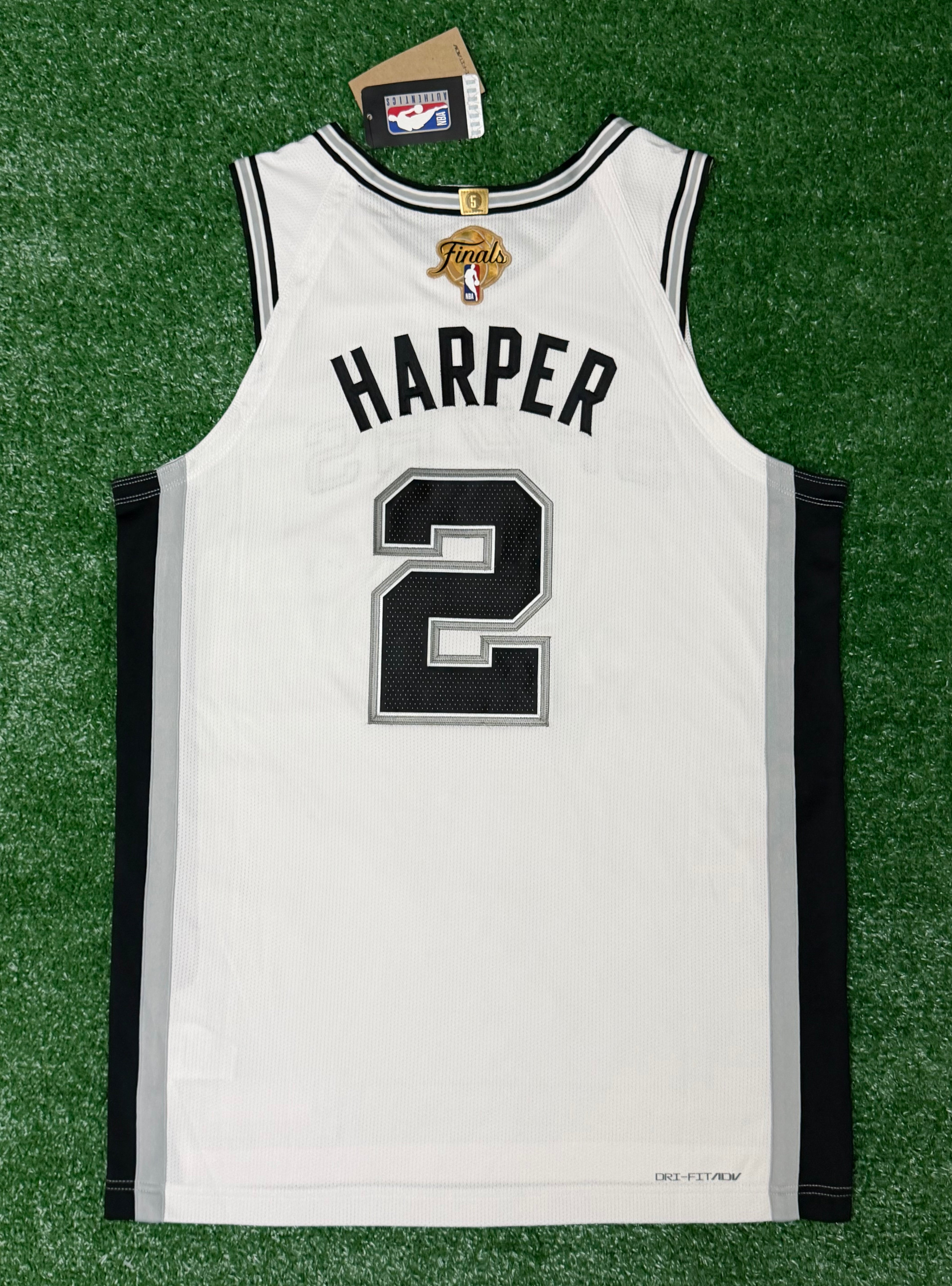 Dylan Harper San Antonio Spurs Jersey #2 Nike ADV Authentic White Size 48 (Large) NBA