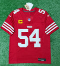 Fred Warner San Francisco 49ers Jersey #54 Nike Vapor Fuse Limited Stitched Red Size (Medium) NFL