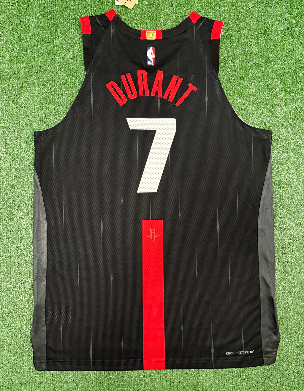 Kevin Durant Houston Rockets Jersey #7 Nike ADV Authentic Black Size 48 (Large) NBA
