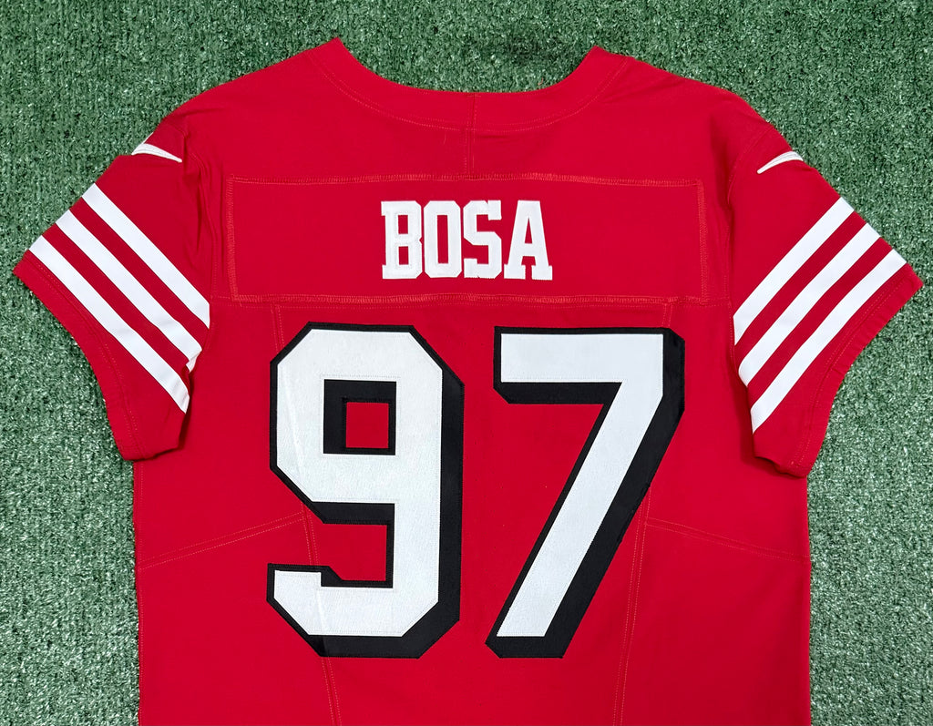 Nick Bosa San Francisco 49ers
Jersey #97 Nike Vapor FUSE Elite red Size 44 (Large) NFL