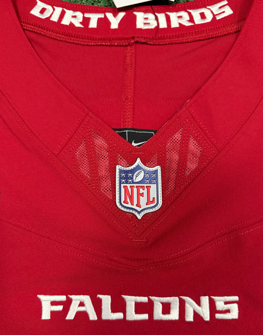Bijan Robinson Atlanta Falcons Jersey #7 Nike Vapor FUSE Elite Red Size 44 (Large) NFL