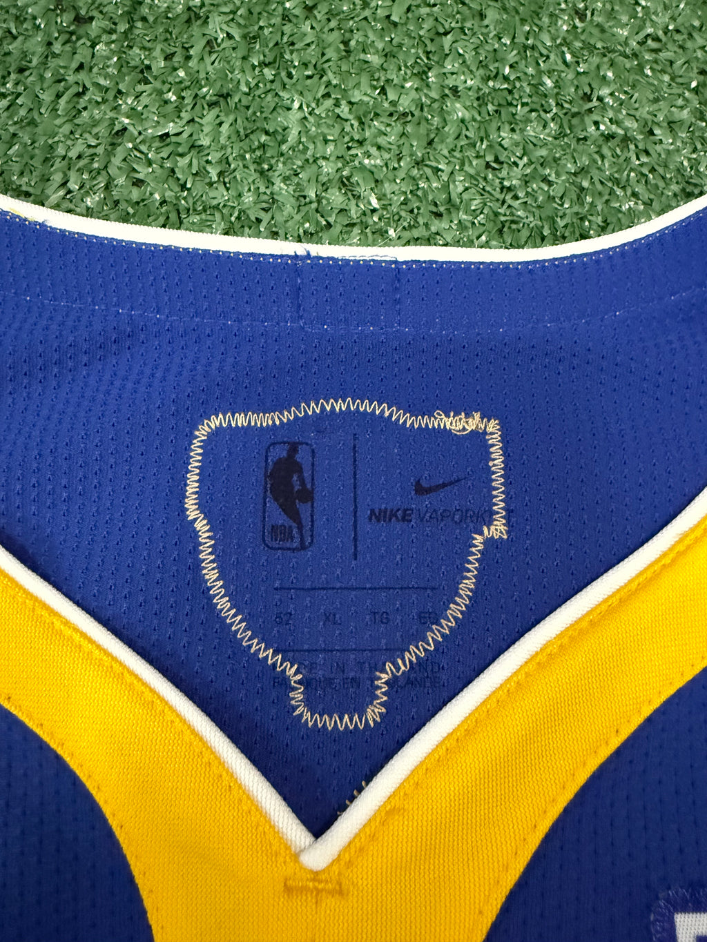 Steph Curry Golden State Warriors Jersey #30 Nike VaporKnit Authentic Blue Size 52 (XL) NBA