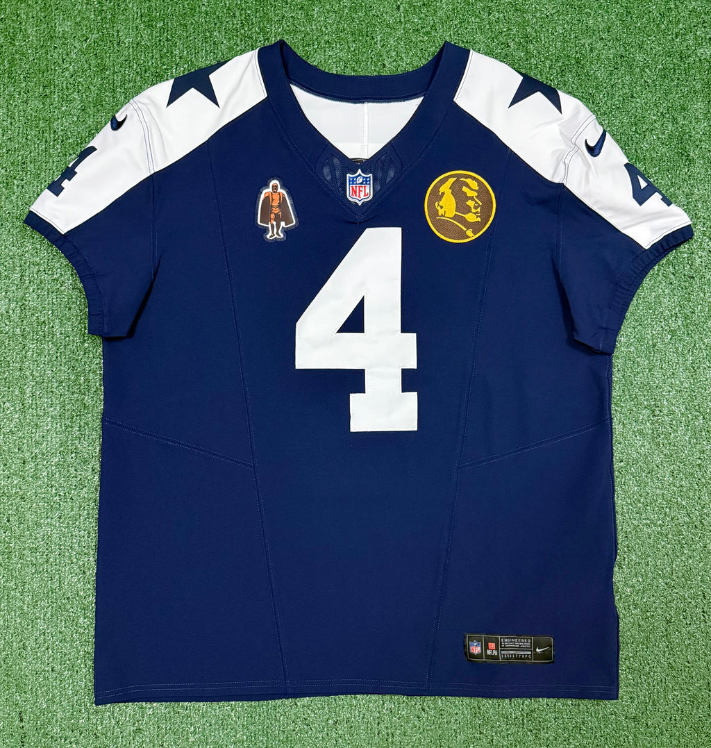 Dak Prescott Dallas Cowboys Jersey #4 Nike Vapor Fuse Elite Navy Size 48 (XL) NFL