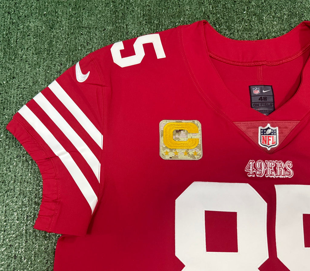 George Kittle San Francisco 49ers  Jersey #85 Nike Vapor Elite Red Size 48 (XL) NFL