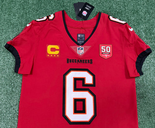 Baker Mayfield Tampa Bay Buccaneers Jersey #6 Nike Vapor Elite Red size 40 (Medium) NFL