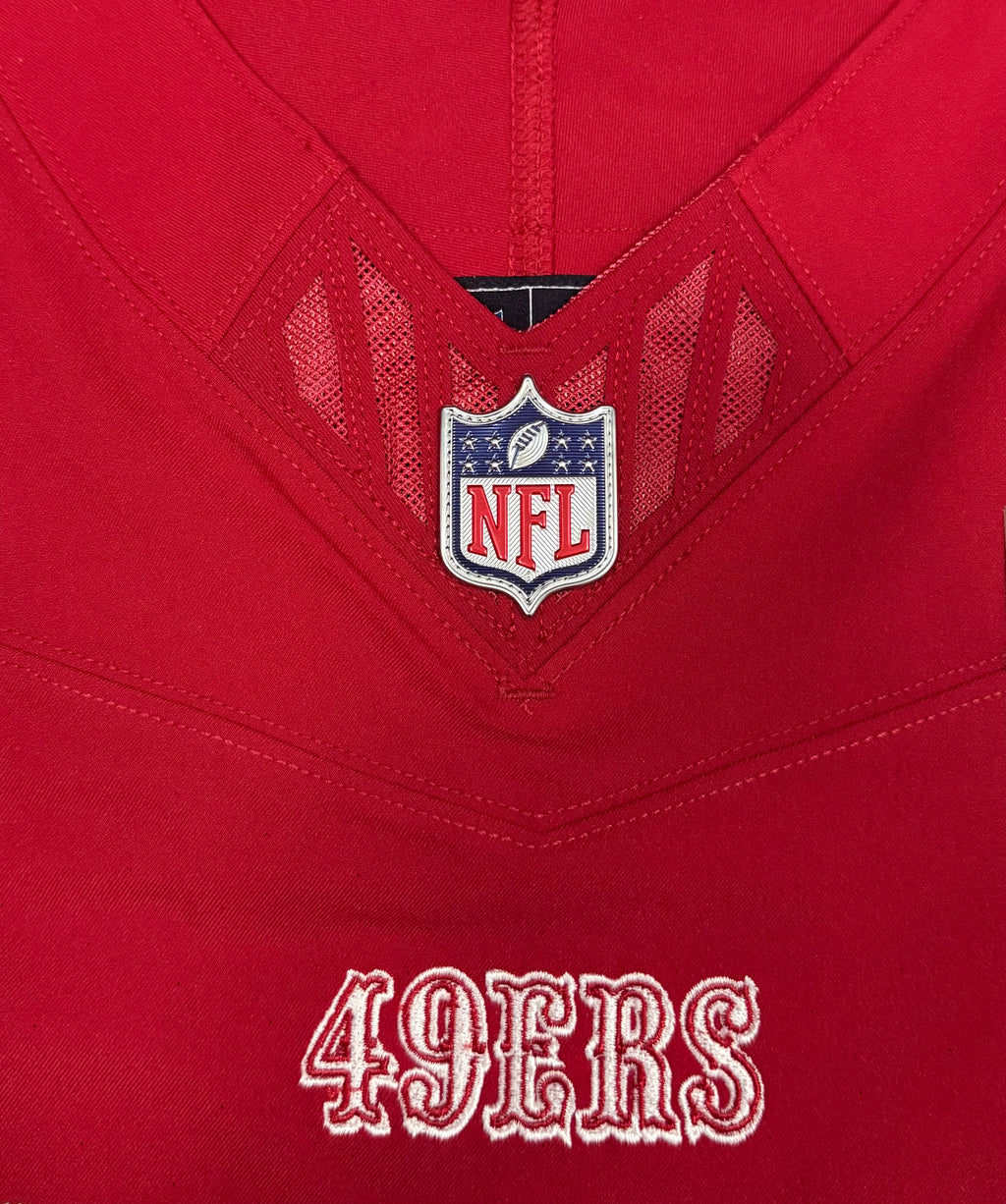 Fred Warner San Francisco 49ers Jersey #54 Nike Vapor FUSE Elite Red Size 40 (Medium) NFL