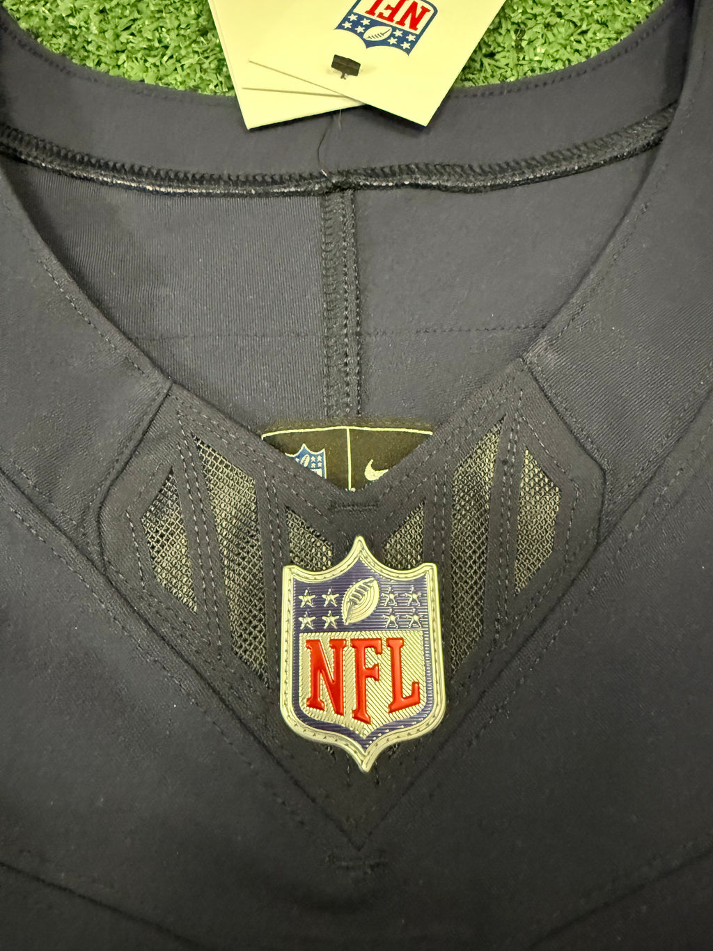 Caleb Williams Chicago Bears Jersey #18 Nike Vapor FUSE Elite Navy Size 44 (Large) NFL