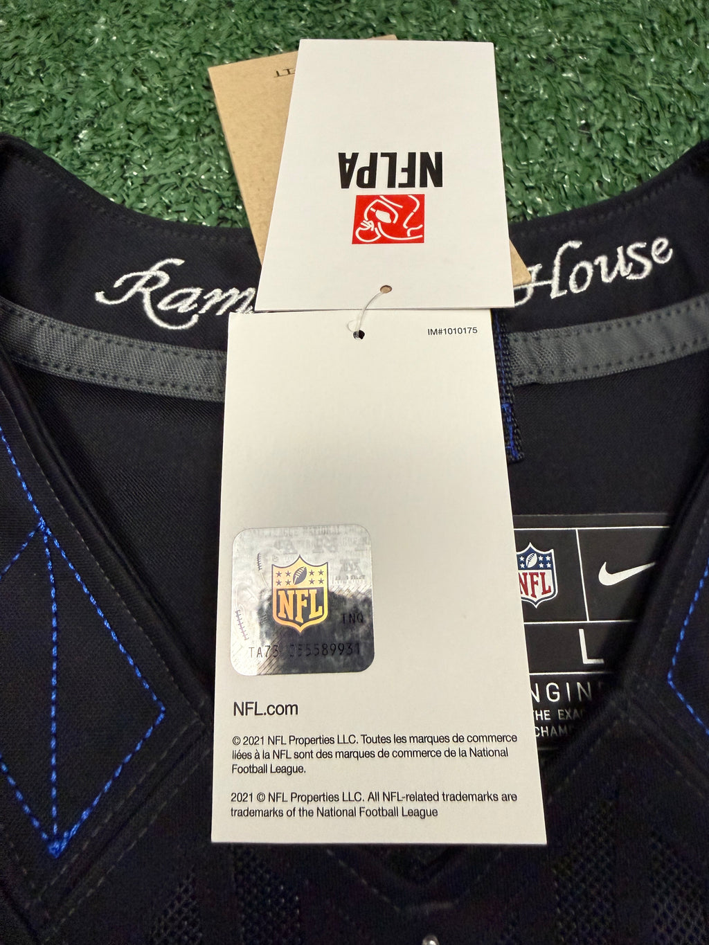 Puka Nacua Los Angeles Rams Jersey #12 Nike FUSE Rivalry Black Size (Large) NFL