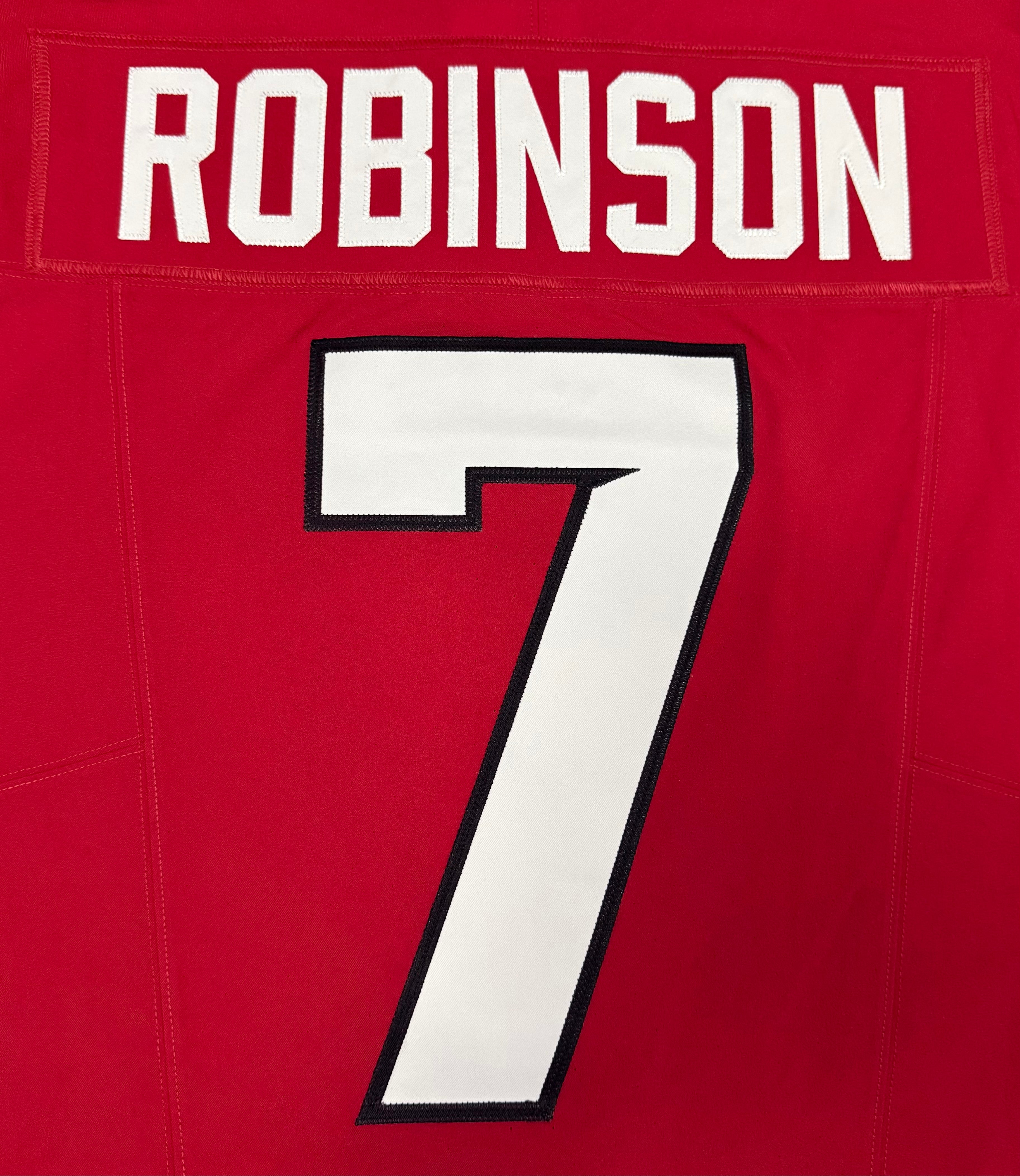 Bijan Robinson Atlanta Falcons Jersey #7 Nike Vapor FUSE Elite Red Size 44 (Large) NFL