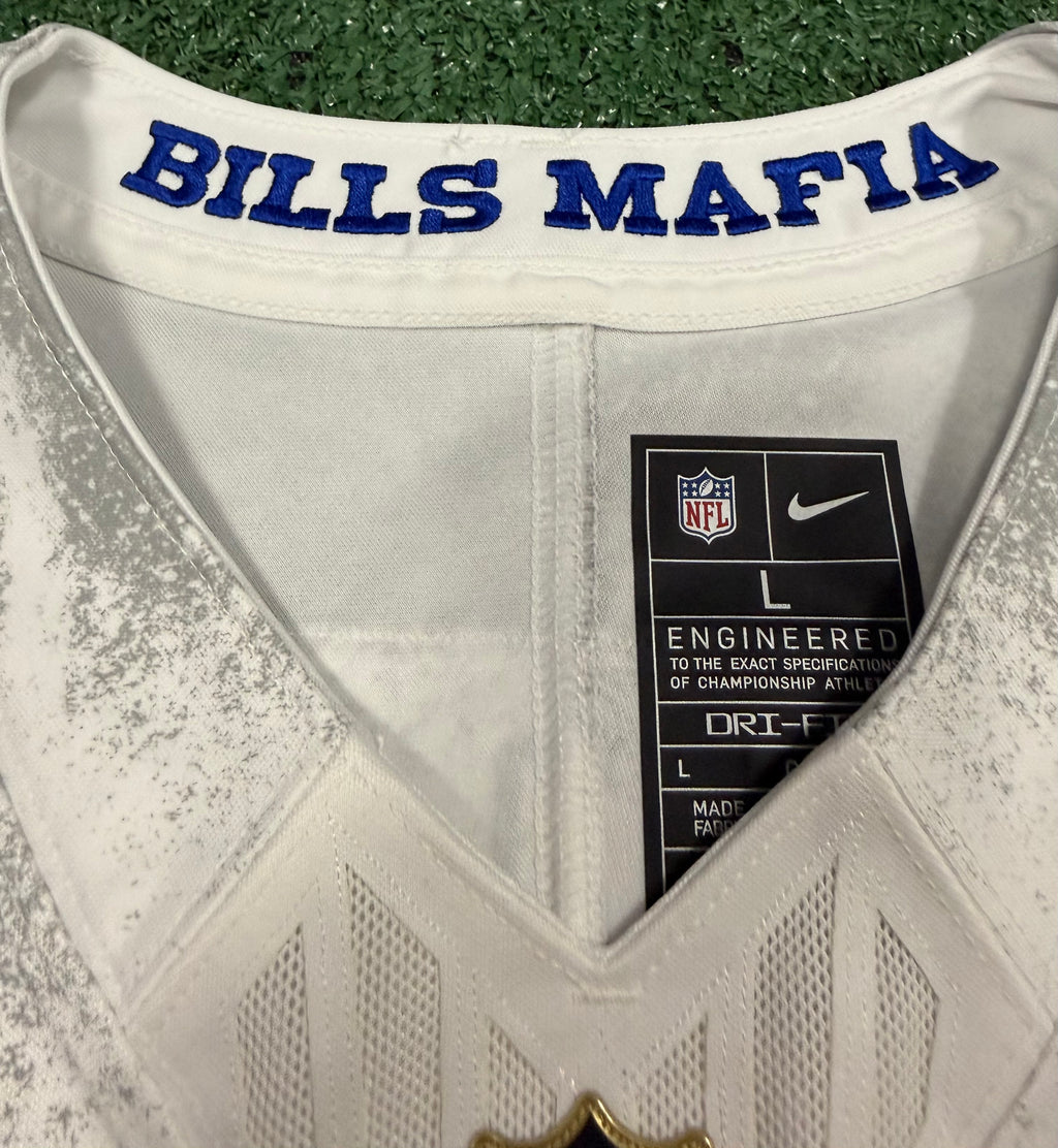 Josh Allen Buffalo Bills Jersey #17 Nike Vapor Fuse Limited Rivalry White Size L NFL