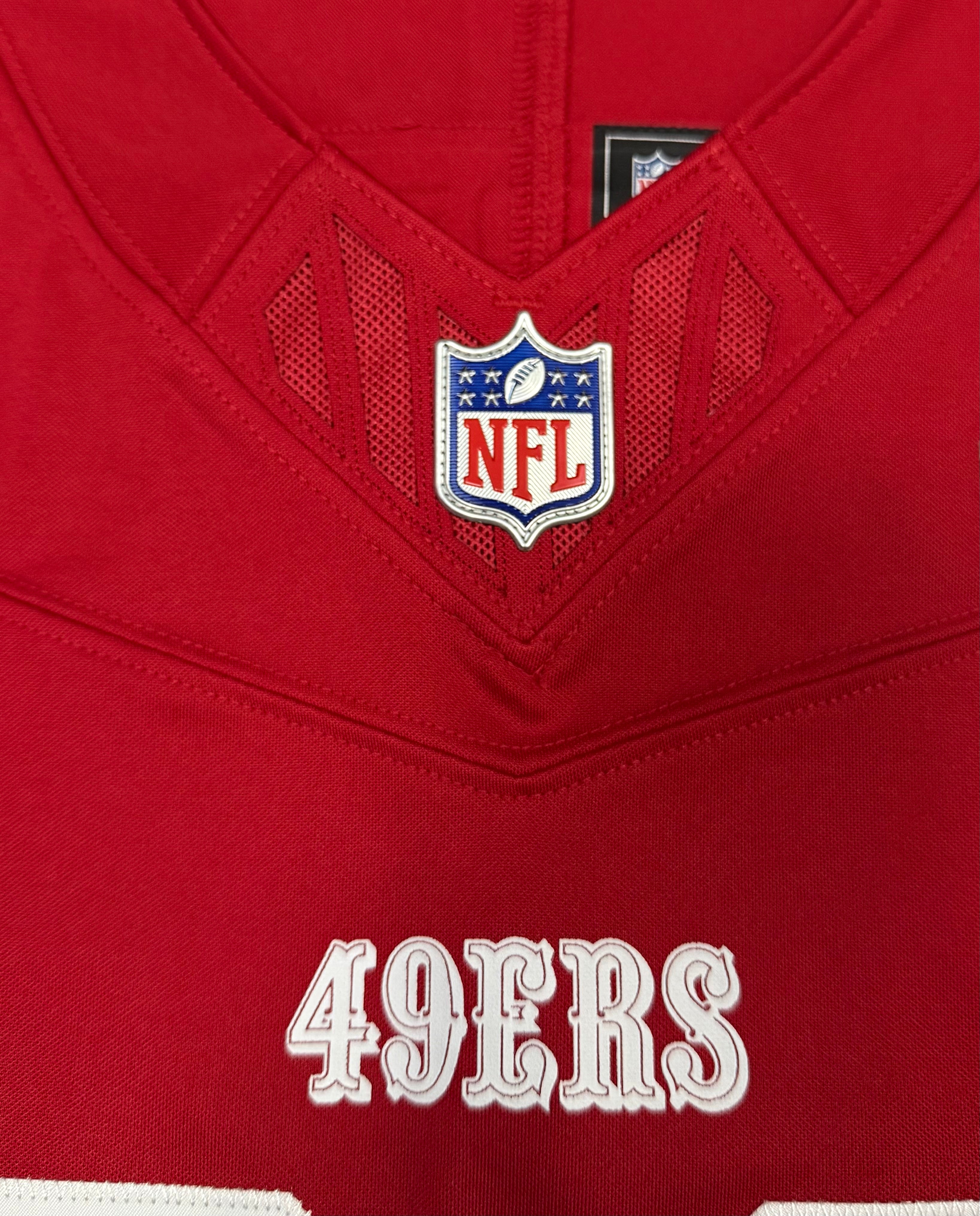 Christian McCaffrey San Francisco 49ers Jersey #23 Nike Vapor Fuse Limited Stitched Red Size (XL) NFL