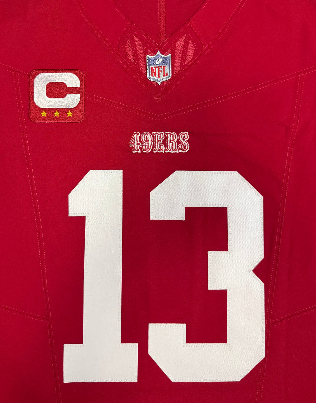 Brock Purdy San Francisco 49ers Jersey #13 Nike Vapor FUSE Elite Red Size 40 (Medium) NFL