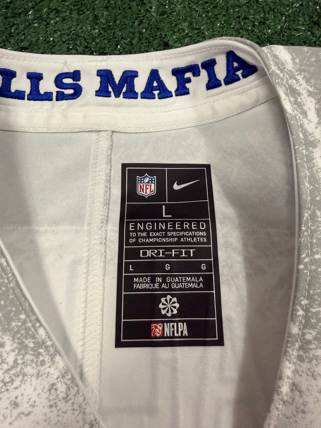 Josh Allen Buffalo Bills Jersey #17 Nike Vapor Fuse Limited Rivalry White Size L NFL