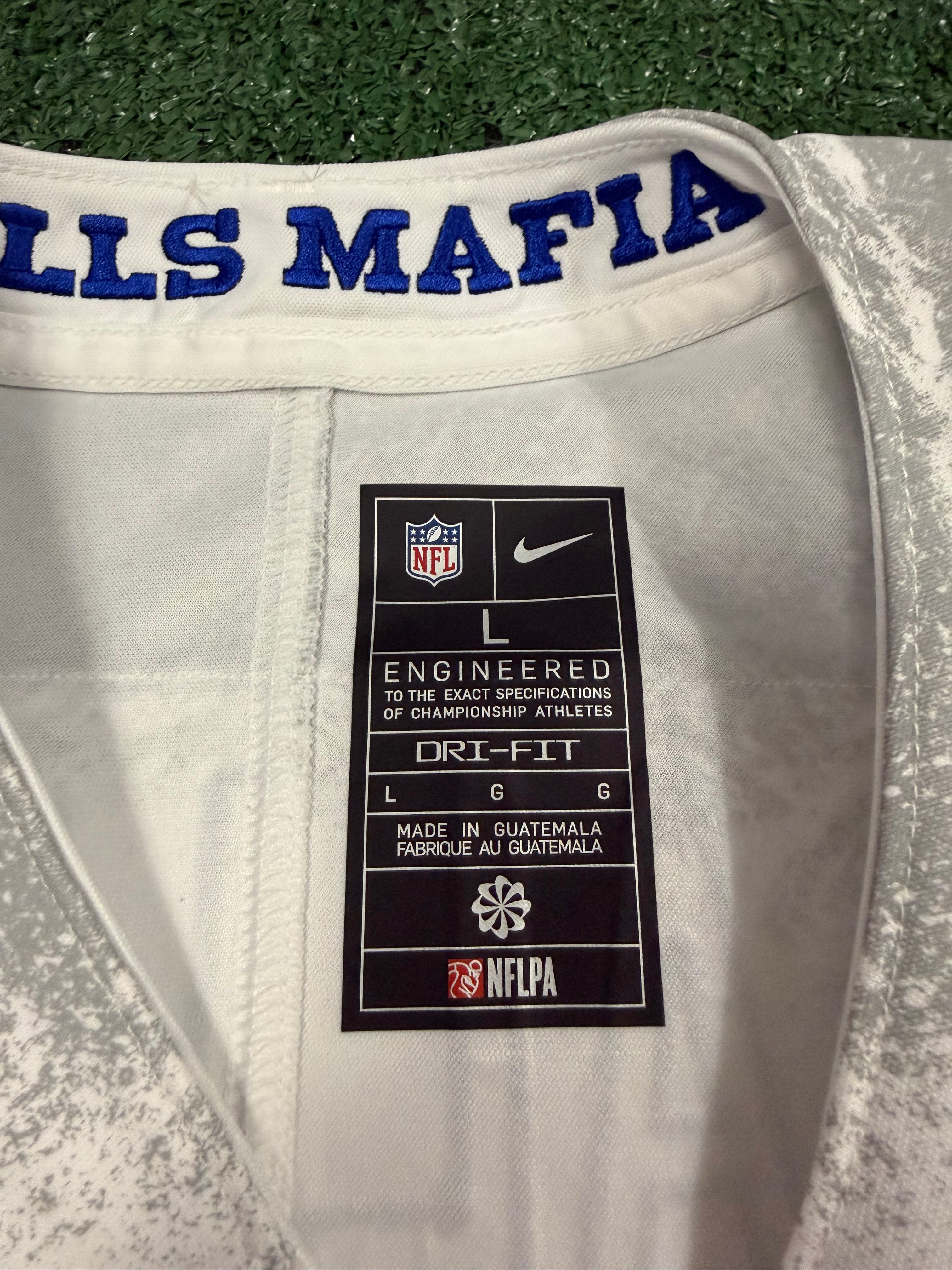 Josh Allen Buffalo Bills Jersey #17 Nike Vapor Fuse Limited Rivalry White Size L NFL