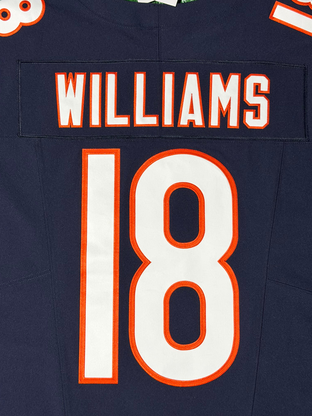 Caleb Williams Chicago Bears Jersey #18 Nike Vapor FUSE Elite Navy Size 48 (XL) NFL
