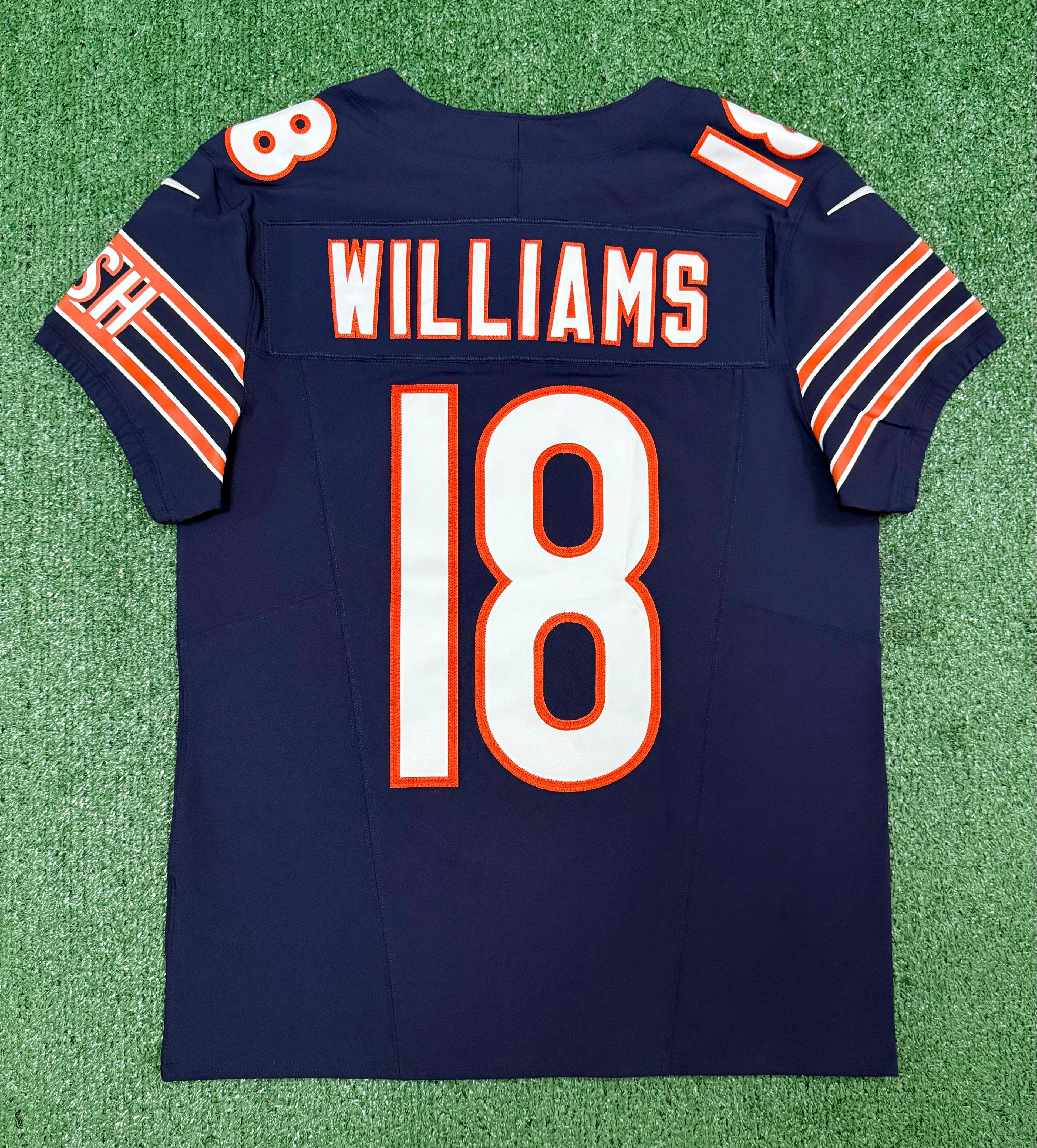 Caleb Williams Chicago Bears Jersey #18 Nike Vapor FUSE Elite Navy Size 40 (Medium) NFL