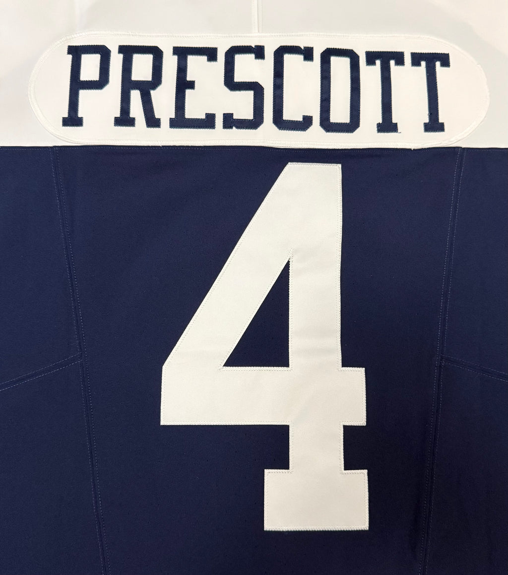 Dak Prescott Dallas Cowboys Jersey #4 Nike Vapor Fuse Elite Navy Size 48 (XL) NFL