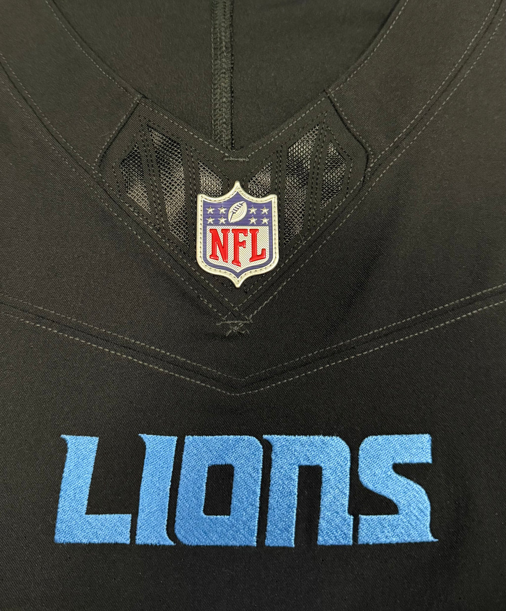 Amon Ra St Brown Detroit Lions Jersey #14 Nike Vapor FUSE Elite Black Size 44 (Large) NFL