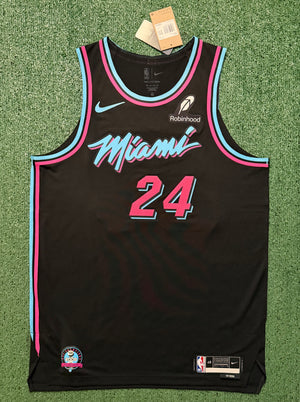 Norman Powell Miami Heat Jersey Nike ADV Authentic Black Size 48 (Large) NBA