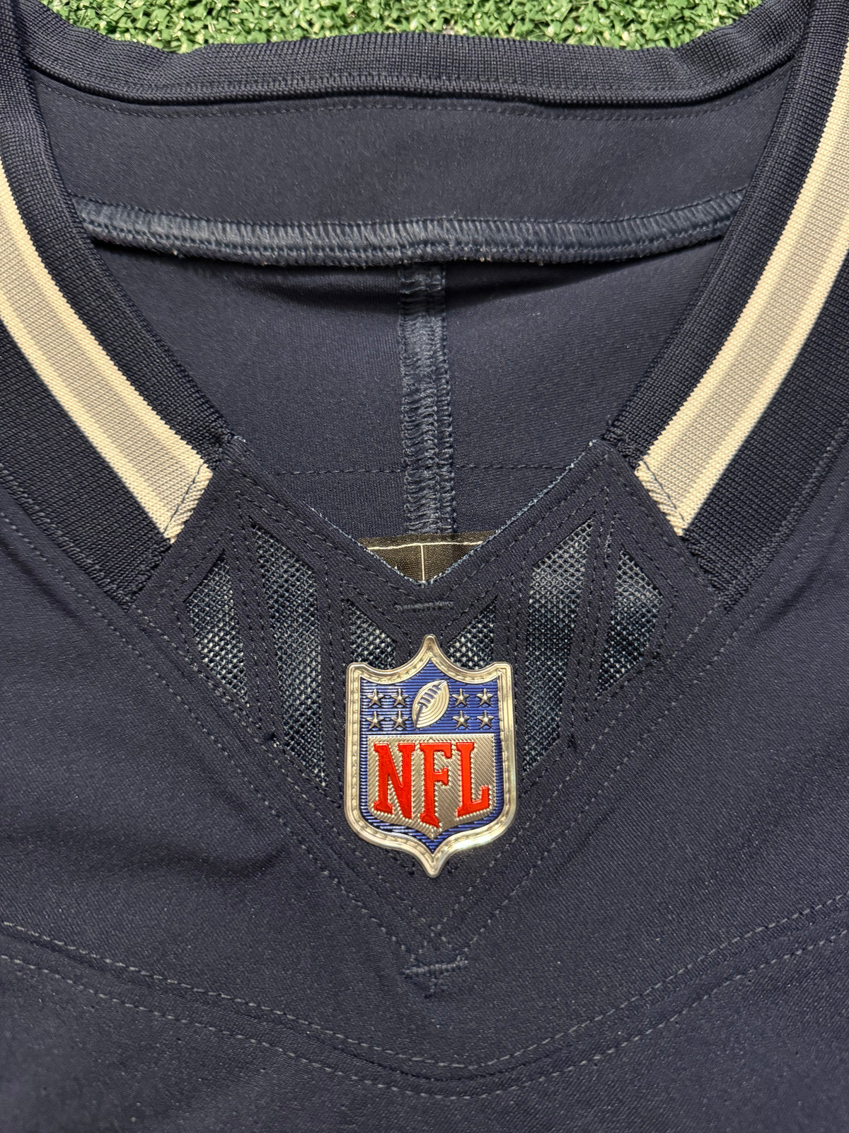 Dak Prescott Dallas Cowboys Jersey #4 Nike Vapor Fuse Elite Navy Size 44 (Large) NFL