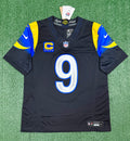 Matthew Stafford Los Angeles Rams Jersey #9 Nike FUSE Rivalry Black Size (Medium) NFL