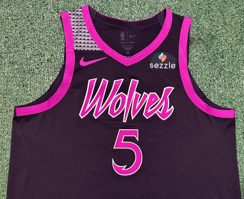 Anthony Edwards Minnesota Timberwolves Jersey #5 Nike ADV Authentic Black Size 48 (L) NBA