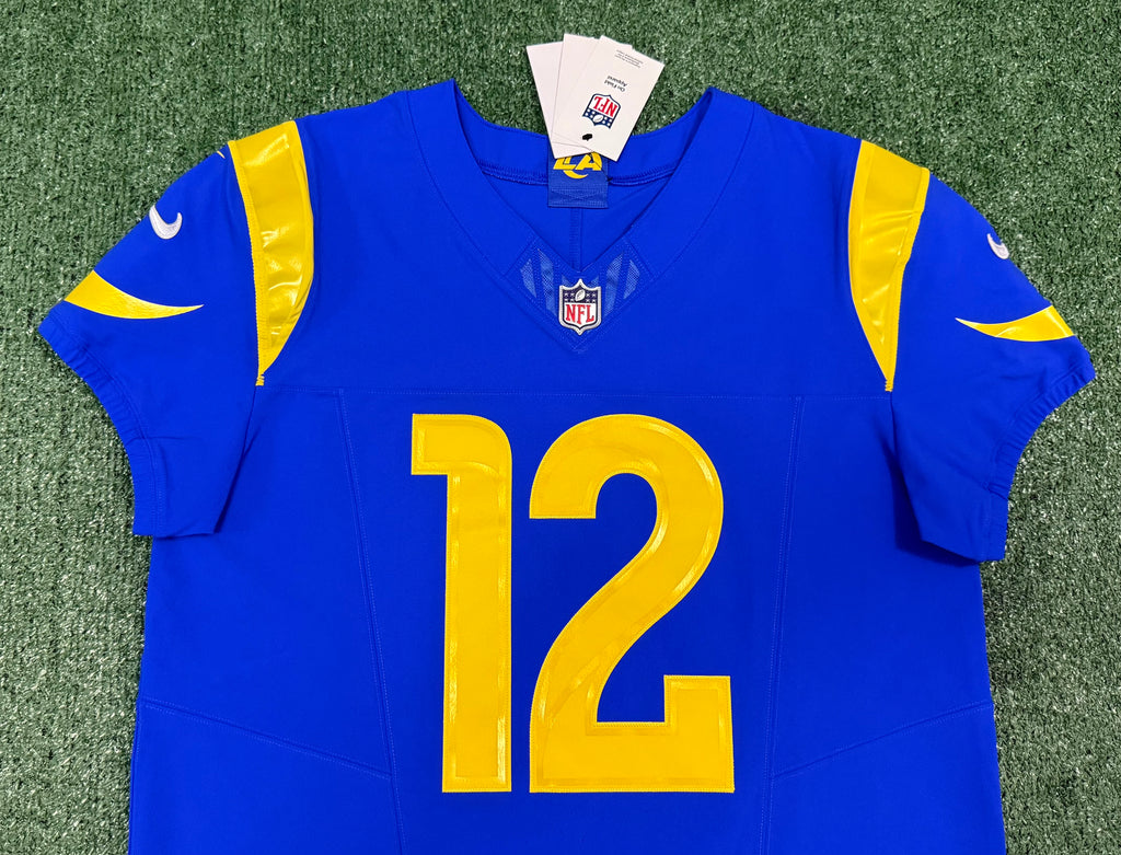 Puka Nacua Los Angeles Rams
Jersey #12 Nike Vapor FUSE Elite blue Size 44 (Large) NFL