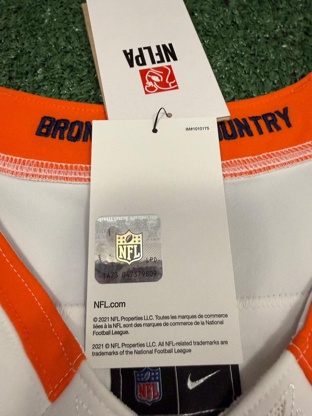 Pat Surtain II Denver Broncos Jersey #2 Nike Vapor Fuse Elite White Size 48 (XL) NFL