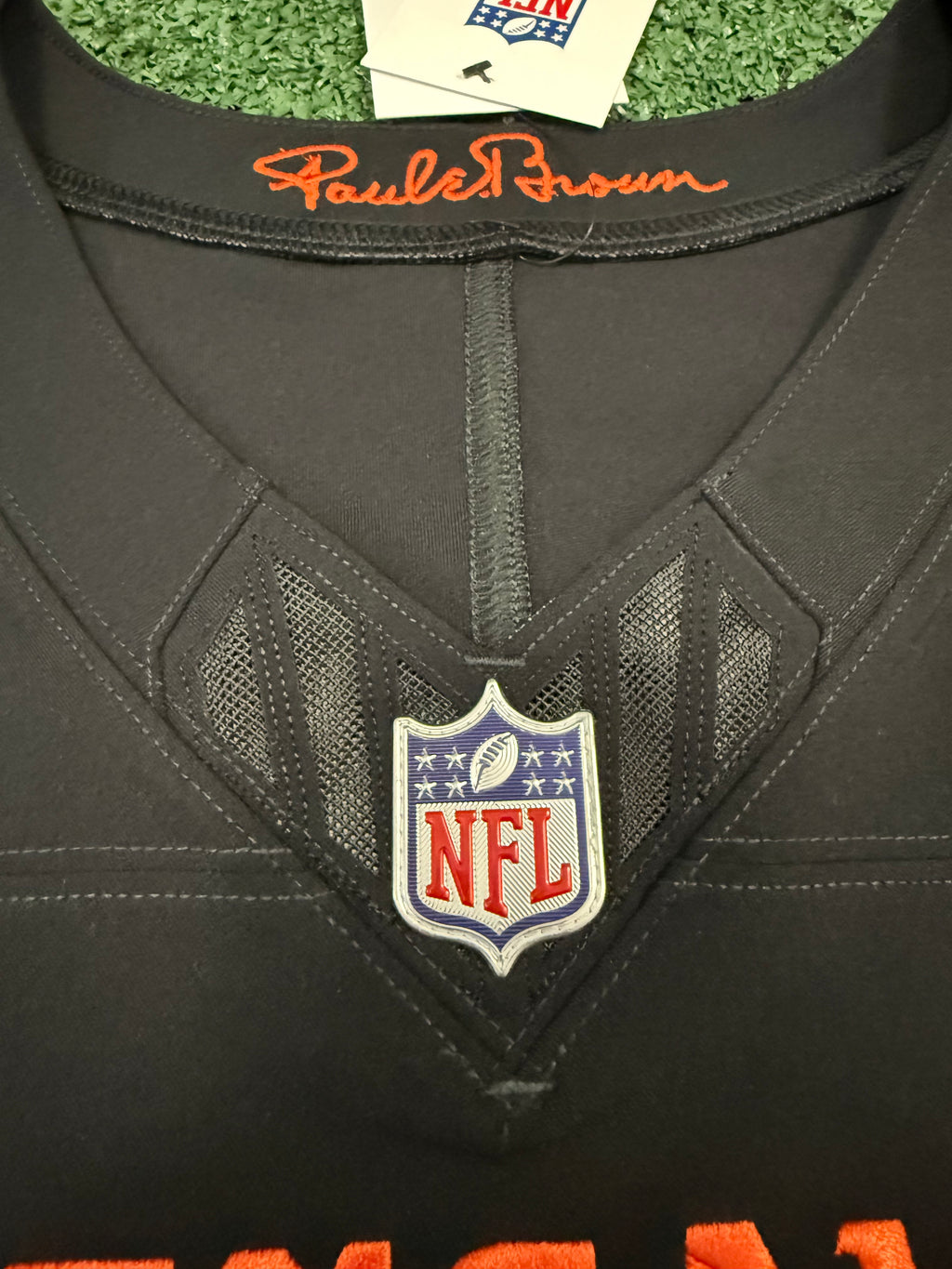 Ja'Marr Chase Cincinnati Bengals Jersey #1 Nike Vapor Fuse Elite Black Size 44 (L) NFL