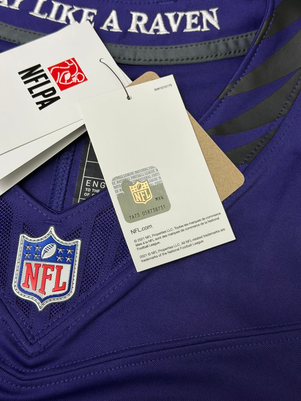 Lamar Jackson Baltimore Ravens Jersey #8 Nike Vapor FUSE Limited Purple Size (Large) NFL