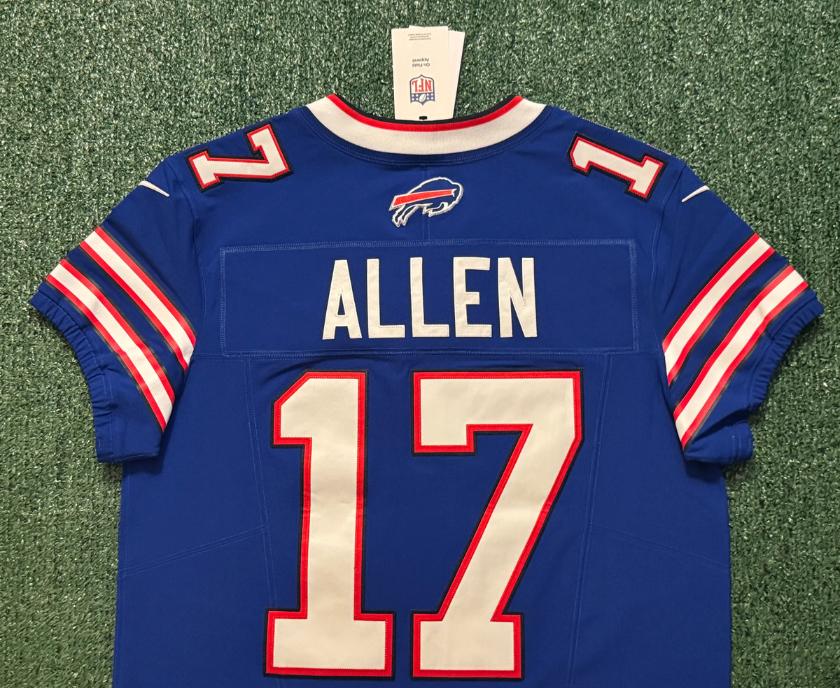 Josh Allen Buffalo Bills Jersey #17 Nike Vapor Fuse Elite Blue Size 40 (M) NFL