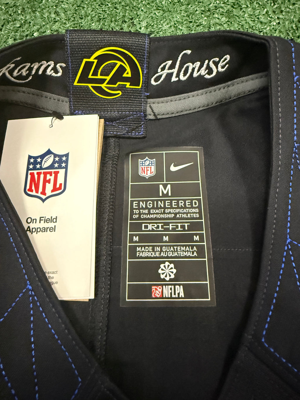 Matthew Stafford Los Angeles Rams Jersey #9 Nike FUSE Rivalry Black Size (Medium) NFL