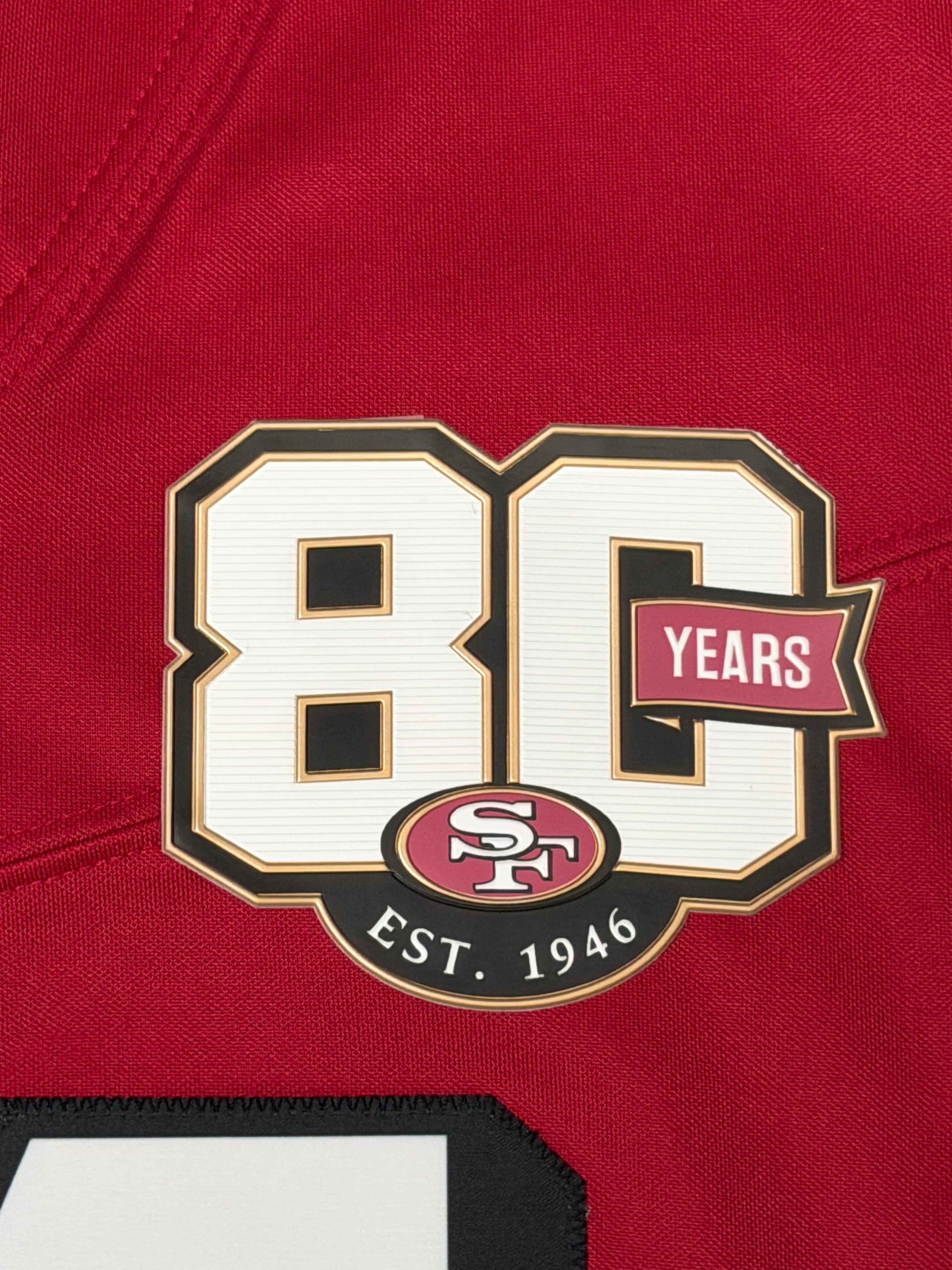 Fred Warner San Francisco 49ers Jersey #54 Nike Vapor Fuse Limited Stitched Red Size (Medium) NFL