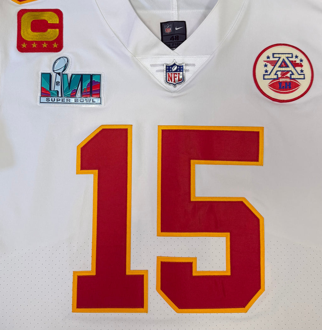 Patrick Mahomes Kansas City Chiefs Jersey #15 Nike Vapor Elite White Size 48 (XL) NFL READ DESCRIPTION