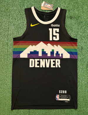 Nikola Jokic Denver Nuggets Jersey #15 Nike ADV Authentic Black Size 44 (M) NBA