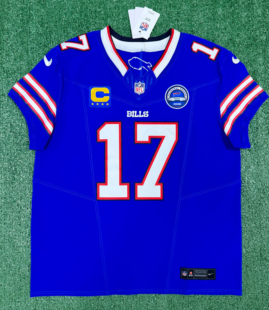 Josh Allen Buffalo Bills Jersey #17 Nike Vapor Fuse Elite Blue Size 48 (XL) NFL