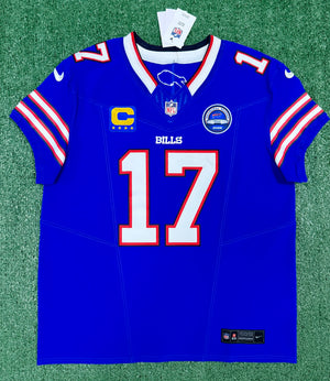 Josh Allen Buffalo Bills Jersey #17 Nike Vapor Fuse Elite Blue Size 48 (XL) NFL