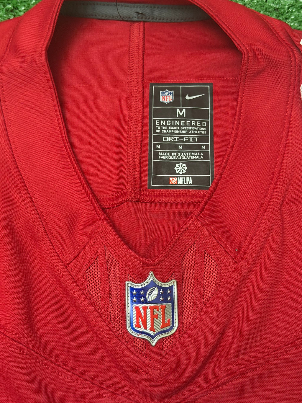 Christian McCaffrey San Francisco 49ers Jersey #23 Nike Vapor Fuse Limited Stitched Red Size (Medium) NFL