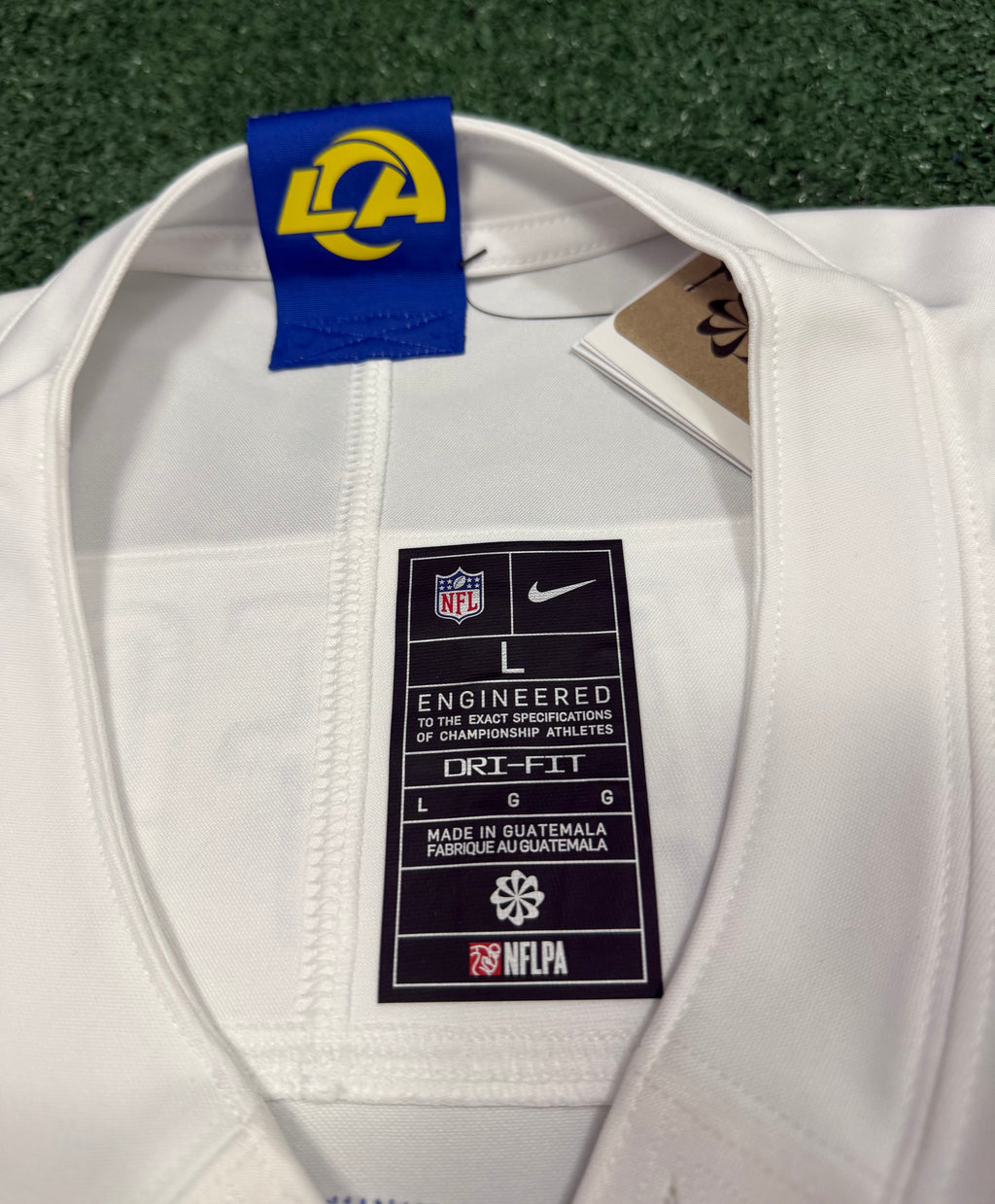 Matthew Stafford Los Angeles Rams Jersey #9 Nike Vapor Fuse Limited Stitched White Size (Large) NFL
