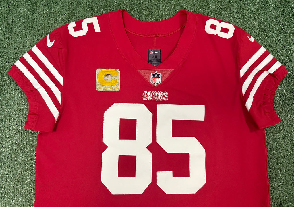 George Kittle San Francisco 49ers  Jersey #85 Nike Vapor Elite Red Size 48 (XL) NFL