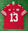 Brock Purdy San Francisco 49ers Jersey #13 Nike Vapor Fuse Limited Stitched Red Size (Large) NFL