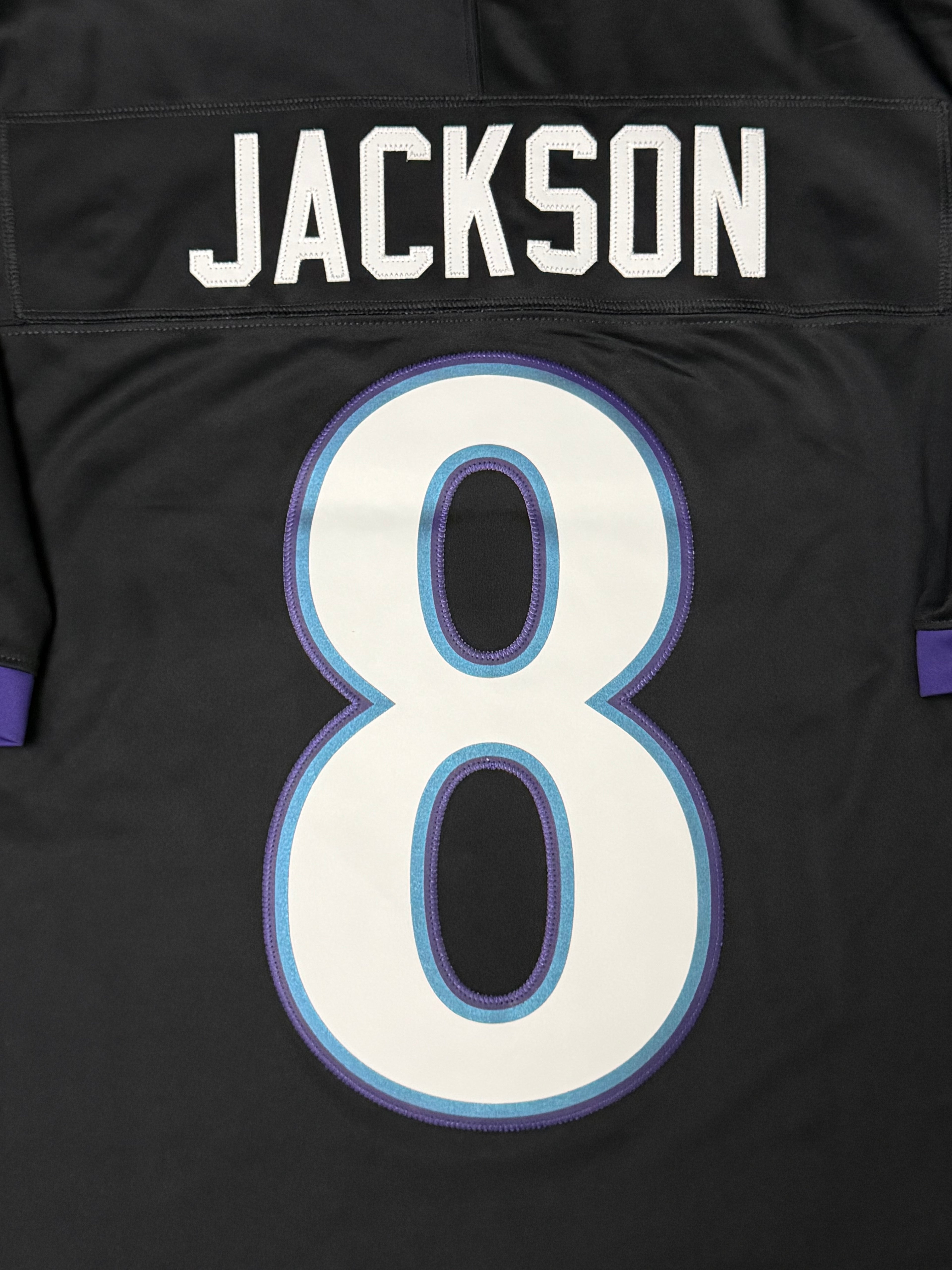 Lamar Jackson Baltimore Ravens Jersey #8 Nike Vapor FUSE Limited Black Size (Large) NFL