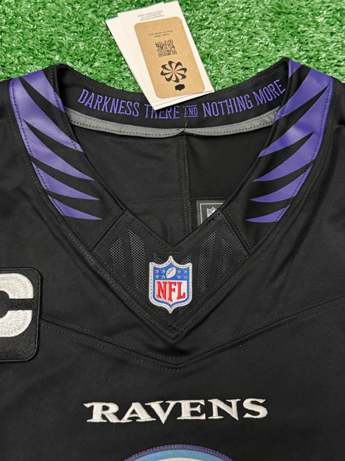 Lamar Jackson Baltimore Ravens Jersey #8 Nike Vapor FUSE Limited Black Size (Large) NFL