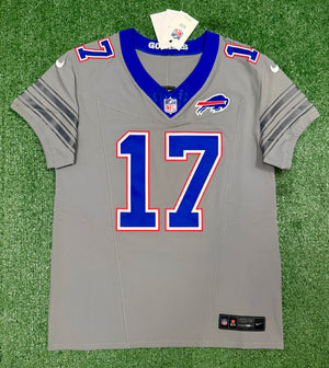 Josh Allen Buffalo Bills Jersey #17 Nike Vapor Fuse Elite Gray Size 40 (M) NFL