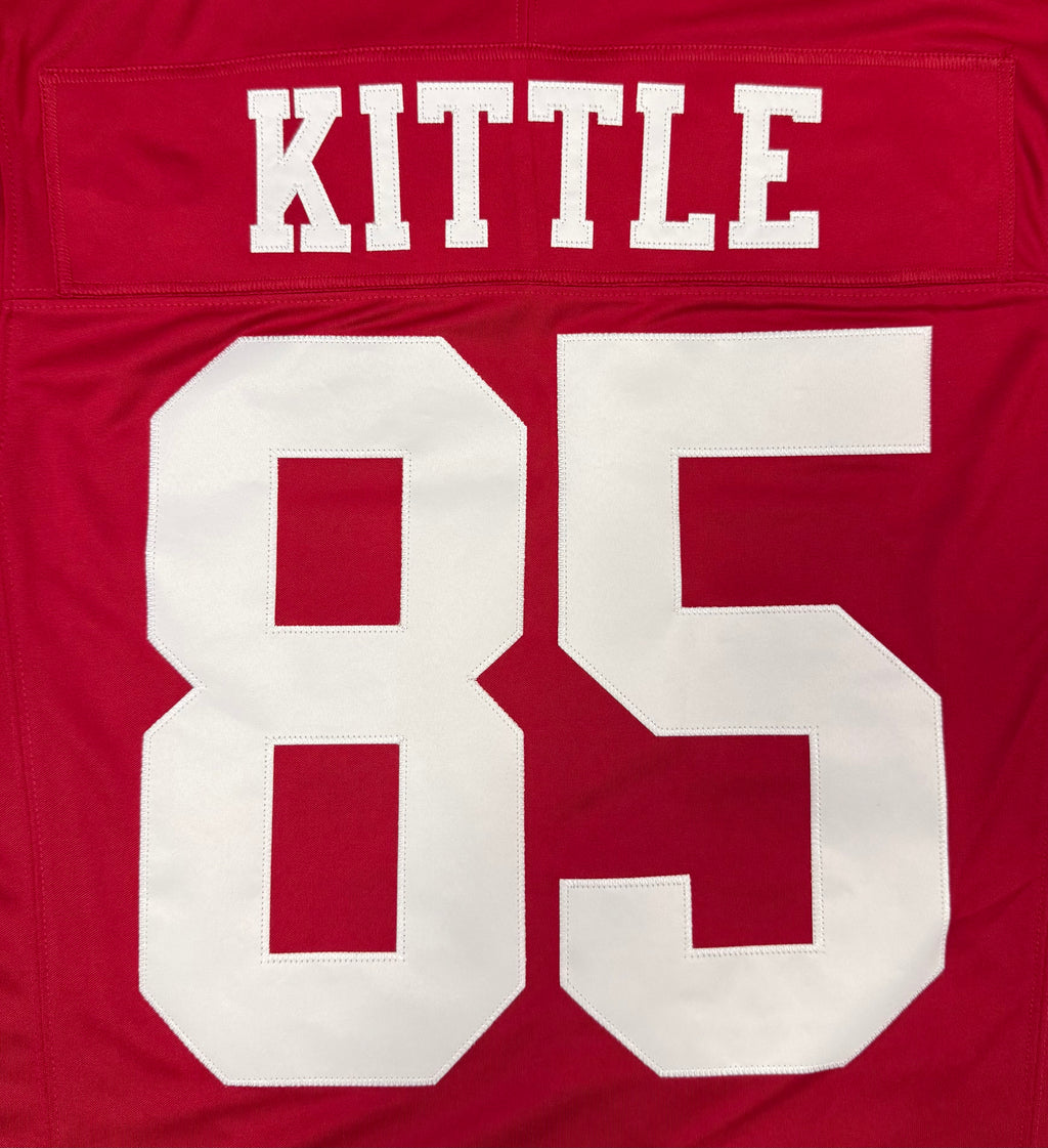 George Kittle San Francisco 49ers Jersey #85 Nike Vapor Fuse Limited Stitched Red Size (Medium) NFL