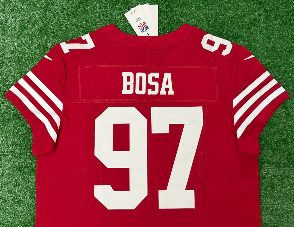 Nick Bosa San Francisco 49ers Jersey #97 Nike Vapor FUSE Elite Red Size 48 (XL) NFL