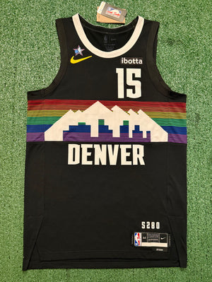 Nikola Jokic Denver Nuggets Jersey #15 Nike ADV Authentic Black Size 44 (M) NBA