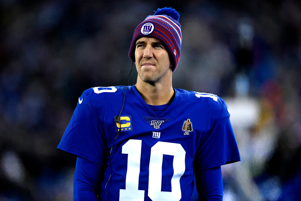 Eli Manning New York Giants Jersey #10 Nike Vapor Elite Blue Size 44 (Large) NFL