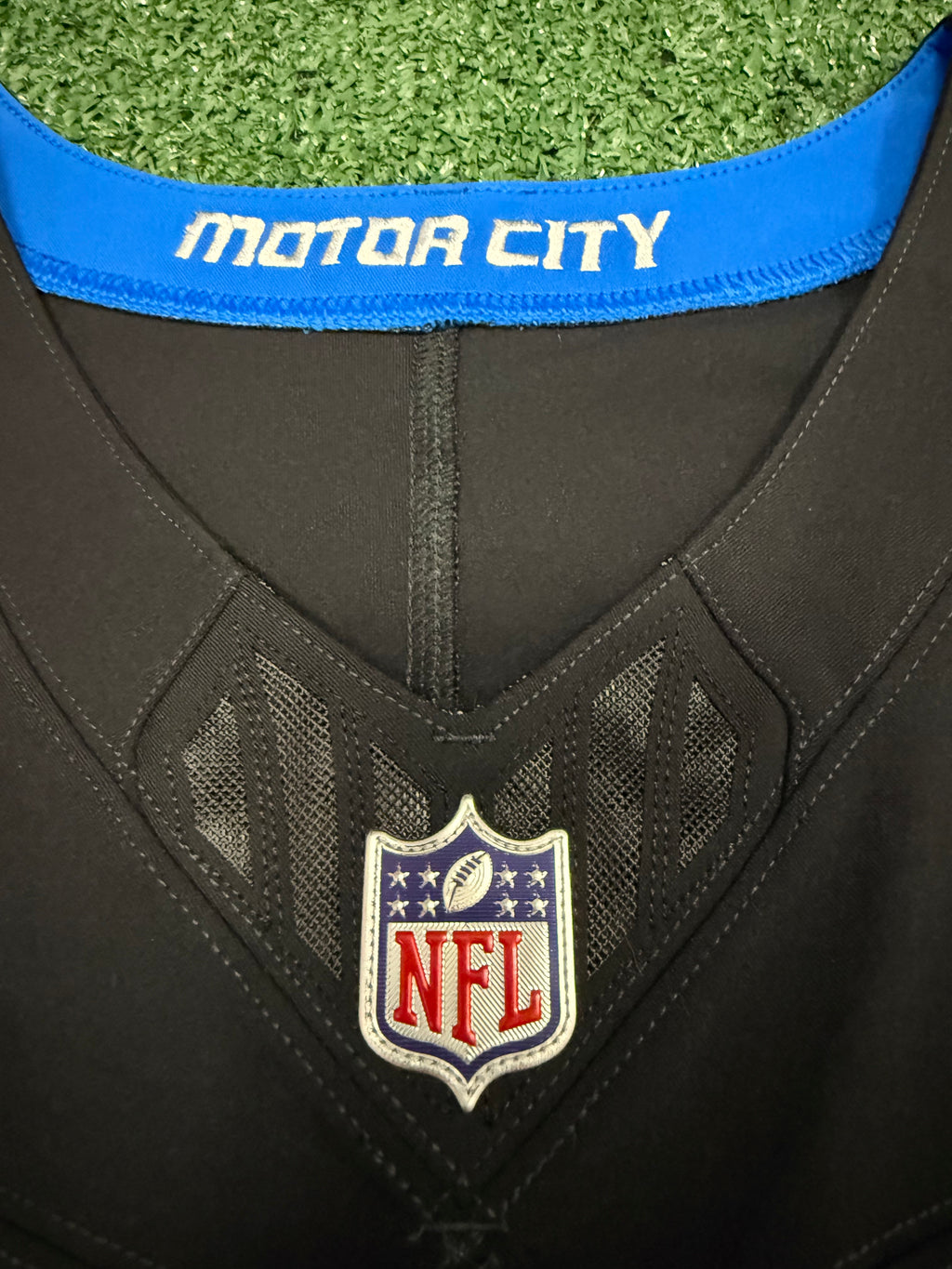 Amon Ra St Brown Detroit Lions Jersey #14 Nike Vapor FUSE Elite Black Size 44 (Large) NFL