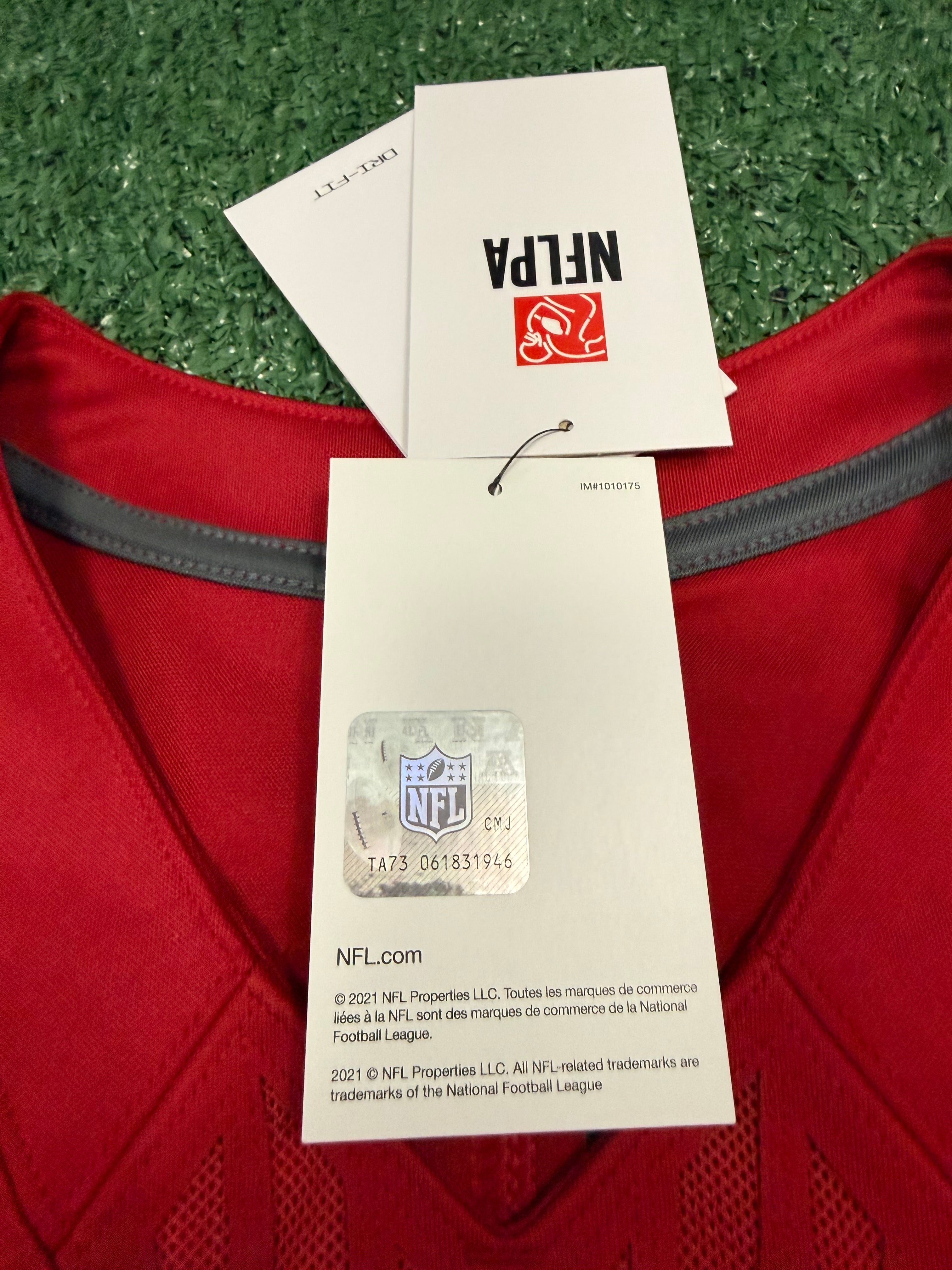 Fred Warner San Francisco 49ers Jersey #54 Nike Vapor Fuse Limited Stitched Red Size (Large) NFL